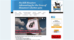 Desktop Screenshot of nokillhouston.org