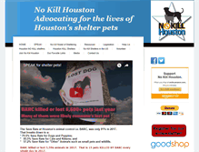 Tablet Screenshot of nokillhouston.org